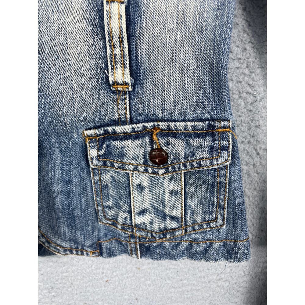 Carol's Denims Women's Denim Jacket Y2K Size M - Picture 7 of 8
